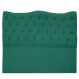 Cabeceira Casal 140cm Dunas Veludo Verde - Montanaris Decor