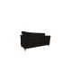 Namoradeira Decorativa Sala Estar Isis 3 Lugares 1,80 Veludo Marrom - Montanaris Decor