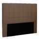 Cabeceira Estofada Cama Box Casal Queen Size Verona 160cm Suede Caramelo - Desk Design