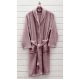 Roupão G Flannel Extra Macio Corttex - Rosa Antigo