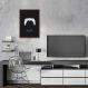 Quadro Gamer Glitch Controle PS Buttons 60x43 Caixa Marrom