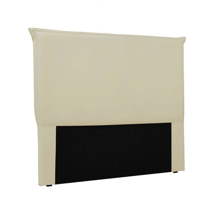 Cabeceira Solteiro Veneza Veludo Bege