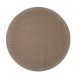 Tapete Natural Redondo Sisal (200x200cm) Camelo