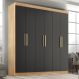 Guarda Roupa Casal Lisboa 6 Portas 2 Gav Teka/onix