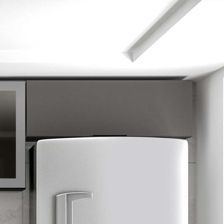 Armário de Cozinha Aéreo 80cm Grace Grafite Z44             - Mpozenato