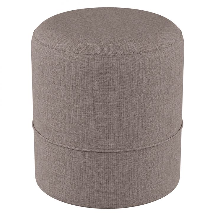 Puff Oxford Cinza 44 cm