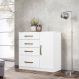 Cômoda Sapateira 4 gavetas Vênus - Branco