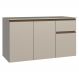 Balcão de Cozinha 120 cm 3 Portas 1 Gaveta Suspenso Crema Nice Madesa