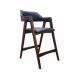 Banqueta Estofada Ottawa Cappuccino e Korino Preto - 58953