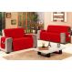 Protetor de sofá 2 e 3 Lugares Ultrassom Cor 1 Vermelho - Decorella