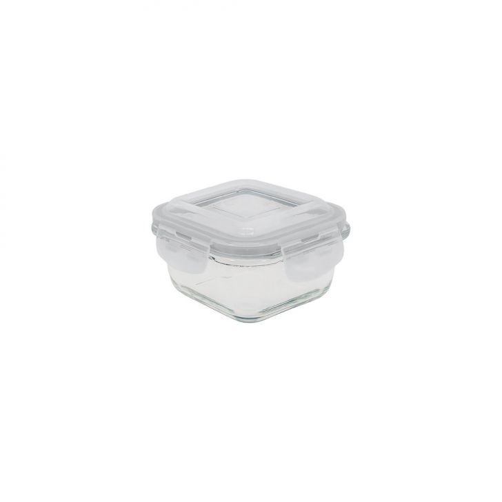 Pote de Vidro com Tampa Oikos 520ml Branco