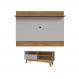Conjunto Painel e Rack Whiterun Cinamomo Off White