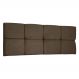 Cabeceira Painel Casal 1,40m Nina Suede Marrom - Pallazio