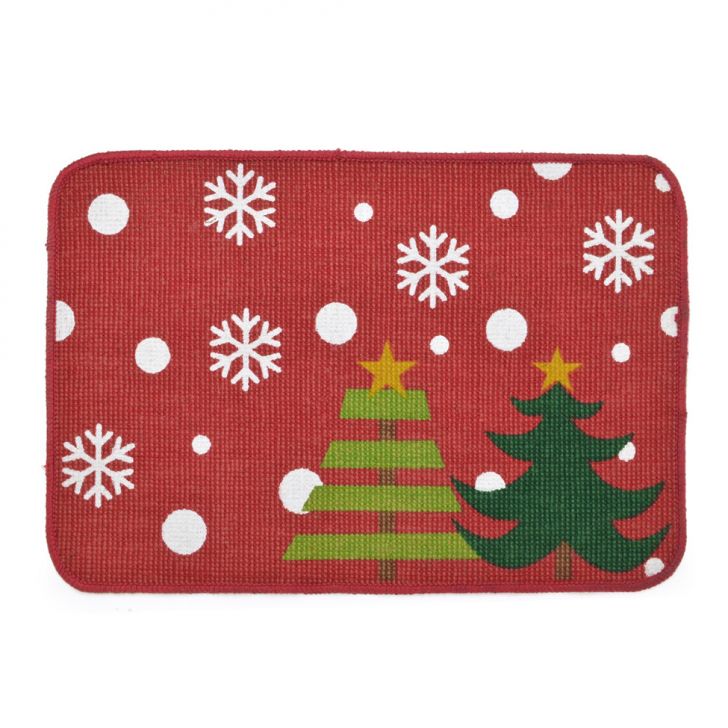 Tapete Árvore de Natal Vermelho