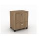 Gaveteiro para Escritório Home Office ME4112 MDP Amendoa G69 - Gran Belo