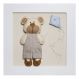 Quadro Decorativo Ursinho Com Pipa Quarto Bebê Infantil Menino