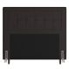 Cabeceira Cama Box Casal King Size Luxor 195cm com Tachas e Frame Suede Marrom - Desk Design