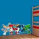 Adesivo de parede Infantil Transformers Rescue Bots- Pequeno 25x70cm