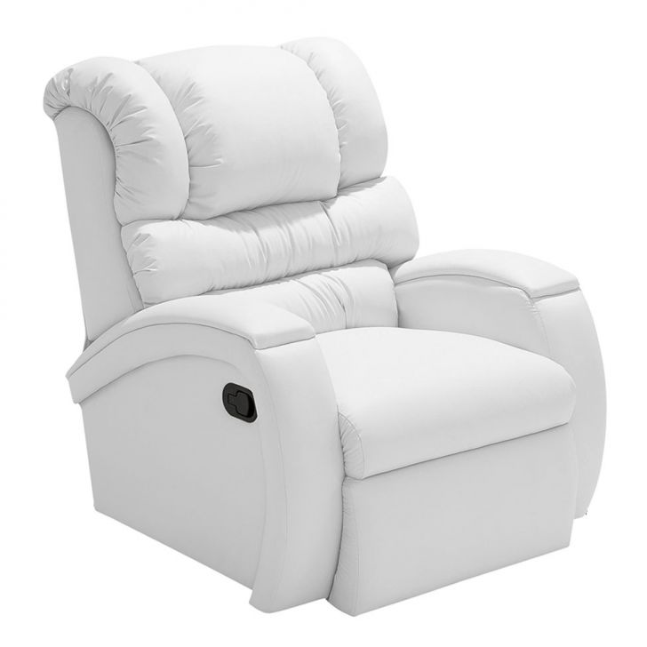 Poltrona Reclinável Com Balanço E Giro Imperial Zero Wall Branca