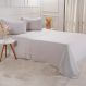 Jogo de Cama King Serenitá 4 Pçs Bordado Festonê 193x203x40cm Gray