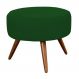 Puff Banqueta Redondo Classic Suede Verde