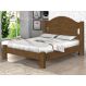 Cama Solteiro Marques Castanho com Colchão