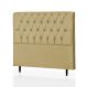 Cabeceira King Baby 195 CM Suede Bege - D A Decor