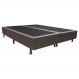 Base Box para Cama Casal Queen 158x198cm Bipartido Liz S05 Sintético Marrom - Mpozenato