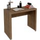 Mesa para Escritório Escrivaninha 90 cm Nogal