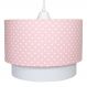 Lustre Tubular Duplo Coroa Rosa Quarto Bebê Infantil Menina
