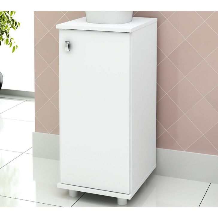 Balcão Para Bebedouro 01 Porta BL3306 Branco Tecno Mobili