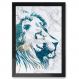 Quadro Decorativo Leão de Judá Mármore-34x49Cm