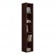 Estante Para Livros com 4 Prateleiras 33cm Julia Castanho - Montanaris Decor