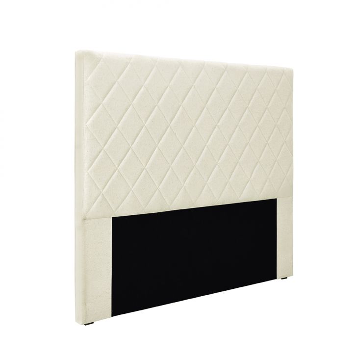 Cabeceira Solteiro Esmeralda Linho Natural