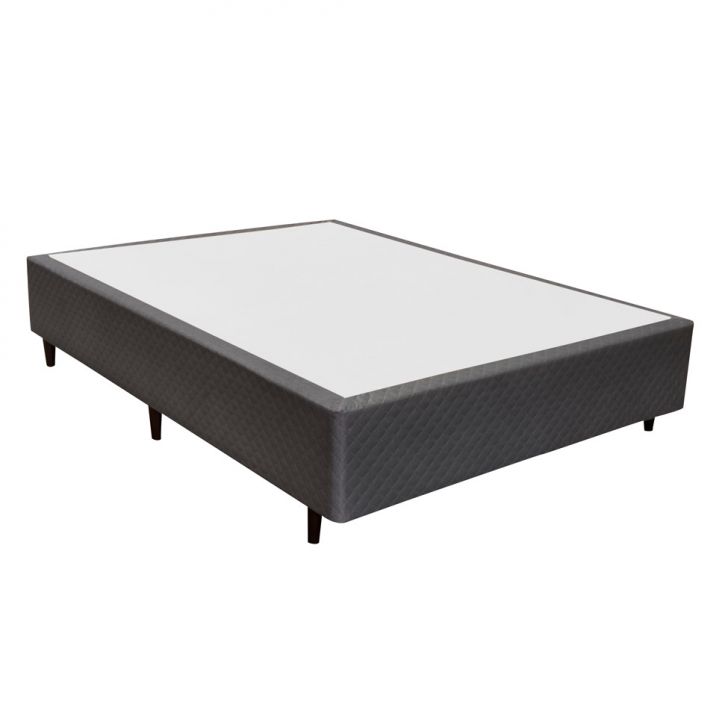 Base Para Cama Box Casal Idea (28x138x188) Cinza