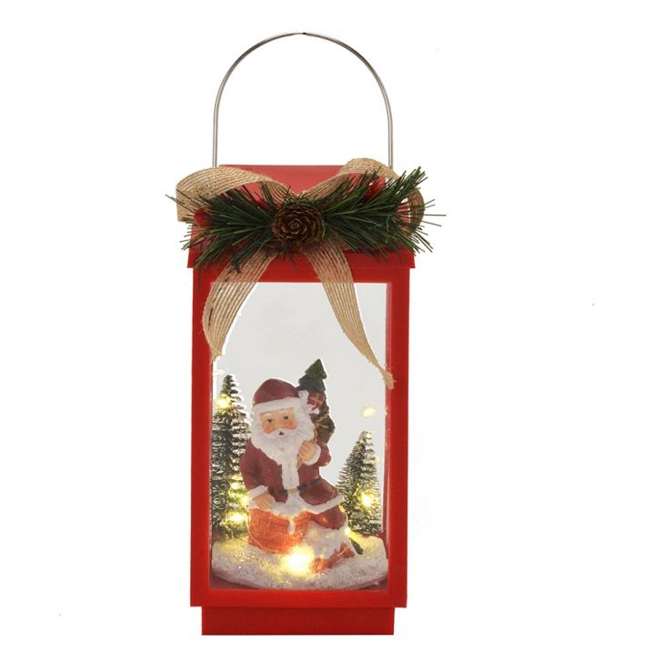 Lanterna Natalina com Luz I Colorida