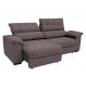 Sofá 3 Lugares Retrátil e Reclinável Piemont Suede Bege 200 cm