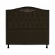 Cabeceira Casal Queen 160cm Para Cama Box Greta Suede Marrom - DS Estofados