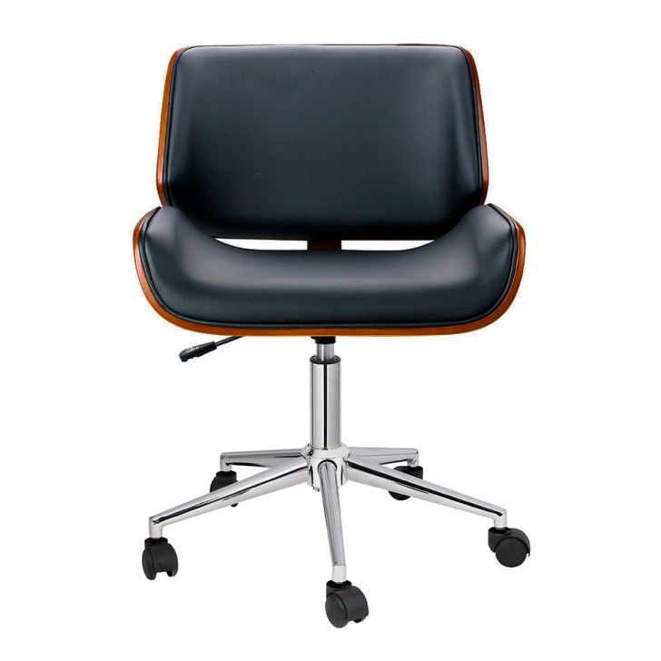 Cadeira de Escritório Diretor Giratória Lauren Preta