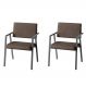 Conjunto 2 Poltrona Podium Plus Marrom