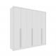 Guarda-Roupa Casal Pequin 6 Portas 6 Gavetas Neve