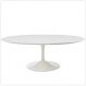 Mesa de Jantar Saarinen Oval 190x120 cm Laqueada