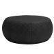 Puff Banqueta Decorativa Para Sala de Estar Golf D02 Tressê 1,05 Corano Preto C-05 - Lyam Decor