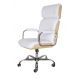 Cadeira Eames Presidente Linha Capa em Madeira Branco