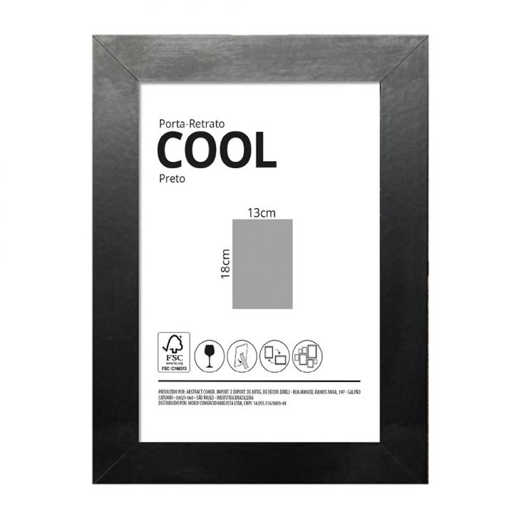 Porta-Retrato 13x18 Cool Preto