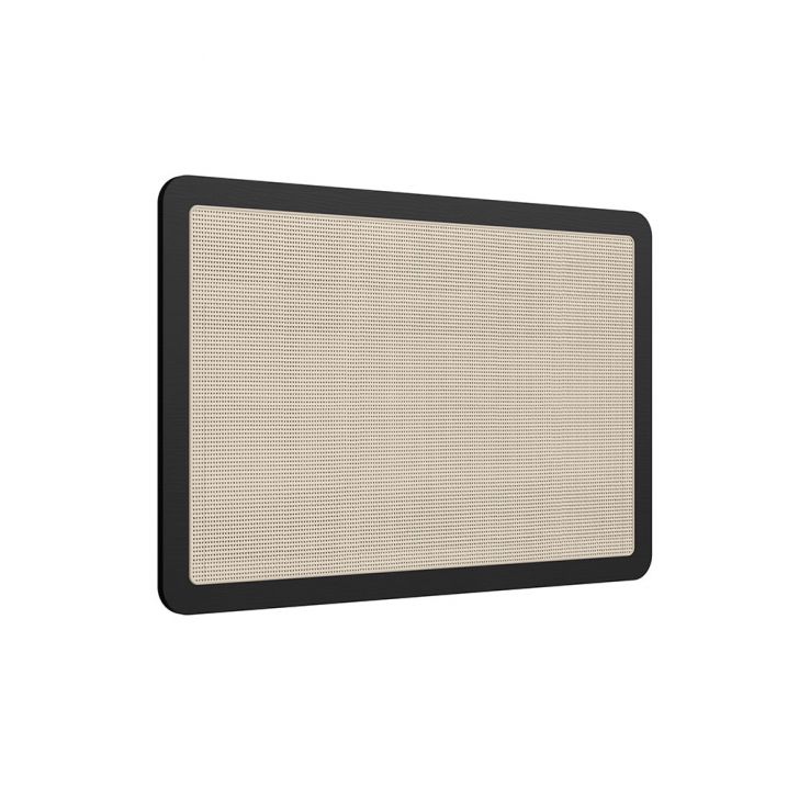 Cabeceira Solteiro Oslo Preta e Nero