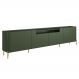 Rack Para Sala de Estar TV 85 Pol 4 Portas Pés Industrial Dourado Alef I03 Musgo - Lyam Decor