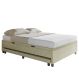 Bicama Casal Box com Baú 138x188cm Samy S05 Veludo Bege - Mpozenato