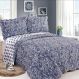 Colcha Queen 3 Peças Patchwork Microfibra Palais