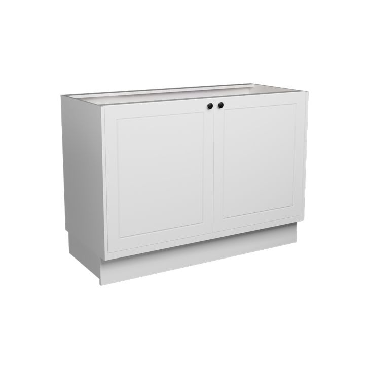 Balcão De Cozinha Sem Tampo Évora 2 Portas Branco Ártico 120 Cm